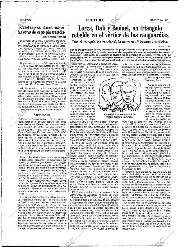 ABC MADRID 26-01-1988 página 38