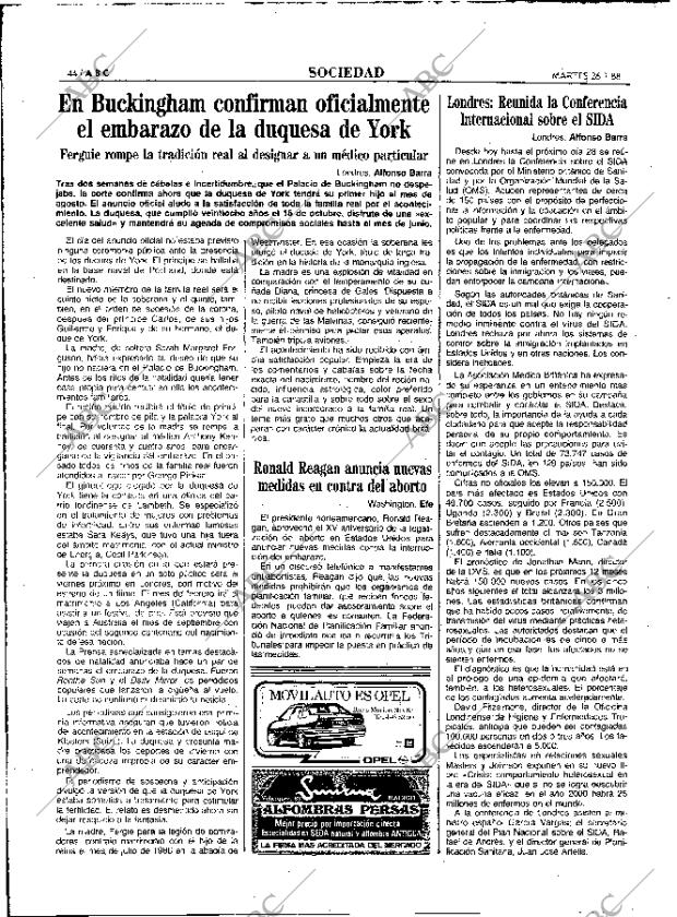 ABC MADRID 26-01-1988 página 44