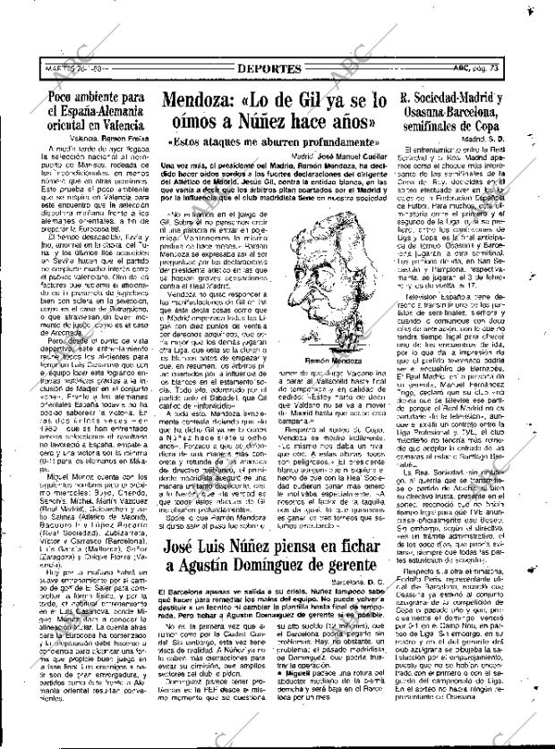 ABC MADRID 26-01-1988 página 73