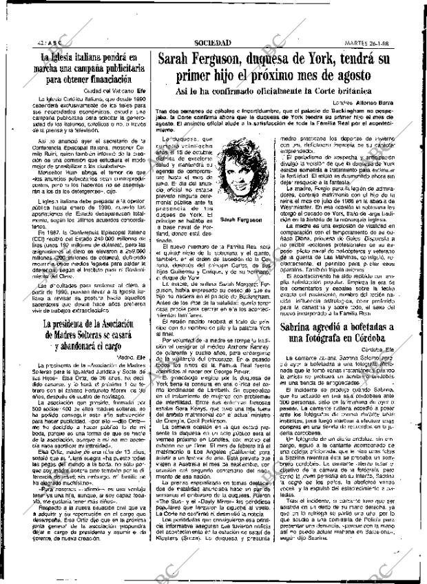 ABC SEVILLA 26-01-1988 página 42