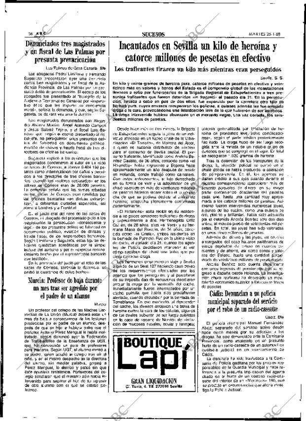 ABC SEVILLA 26-01-1988 página 56