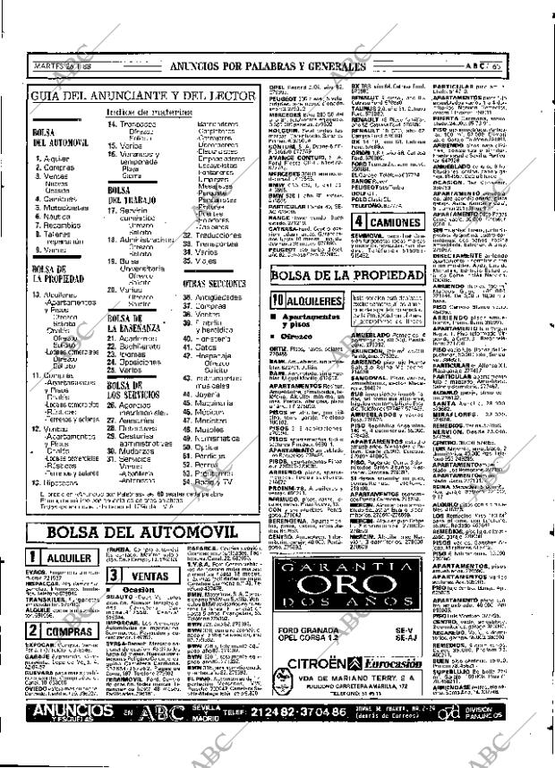 ABC SEVILLA 26-01-1988 página 65