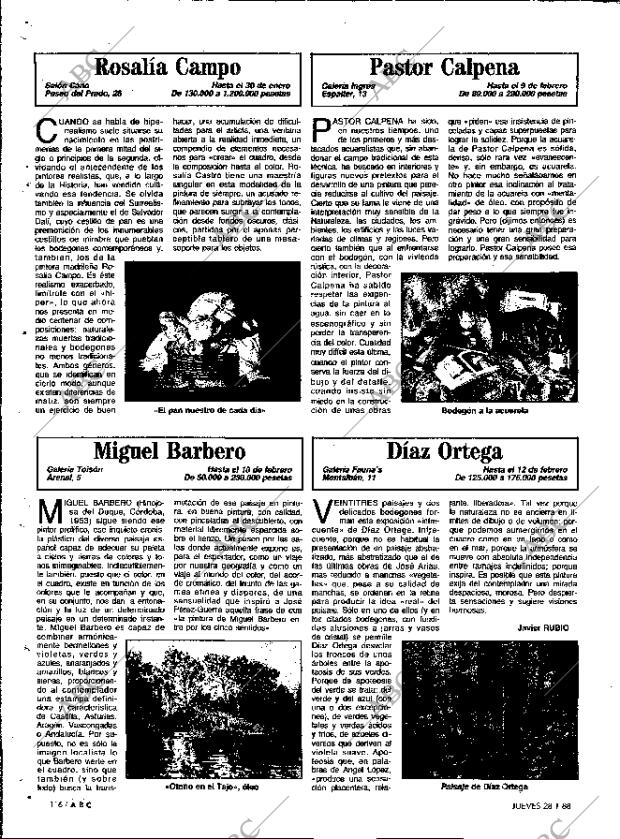 ABC MADRID 28-01-1988 página 116