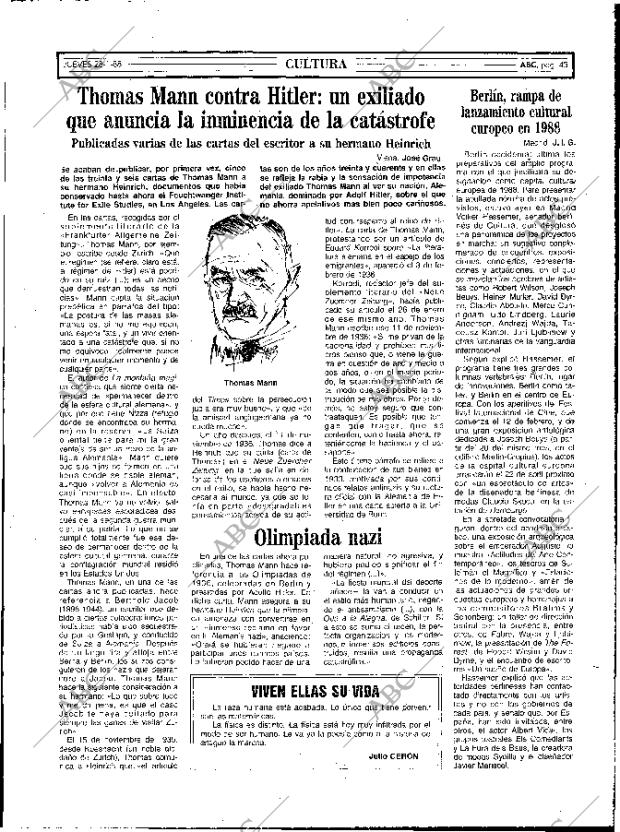 ABC MADRID 28-01-1988 página 45
