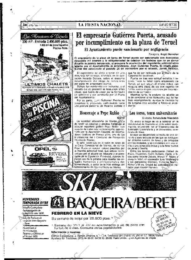 ABC MADRID 28-01-1988 página 66