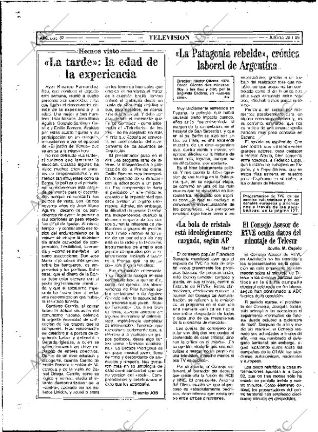 ABC MADRID 28-01-1988 página 82