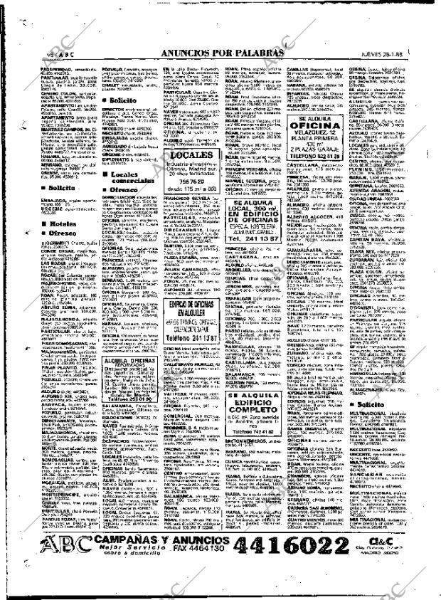 ABC MADRID 28-01-1988 página 98