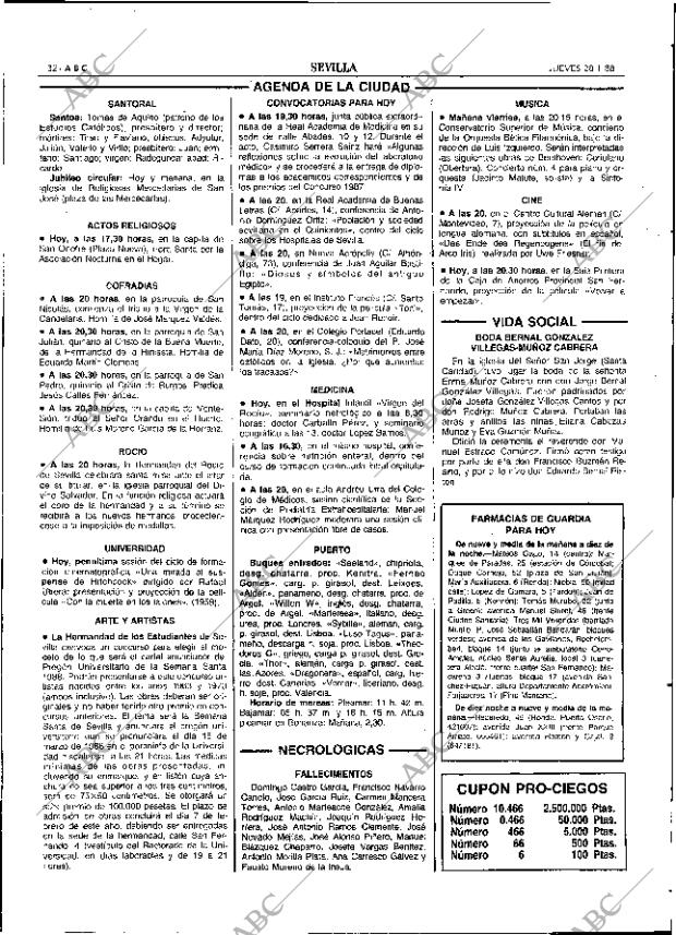 ABC SEVILLA 28-01-1988 página 32