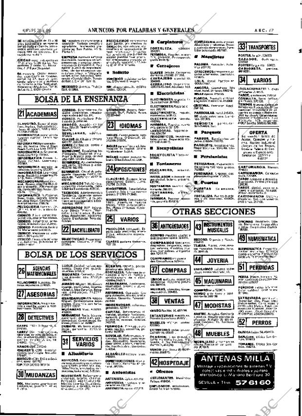ABC SEVILLA 28-01-1988 página 67
