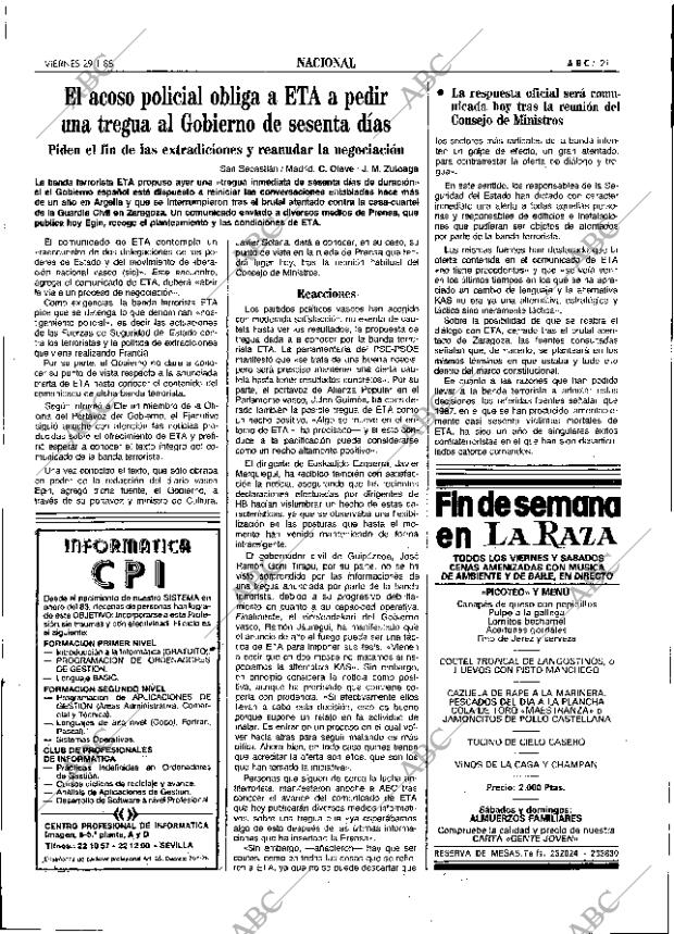 ABC SEVILLA 29-01-1988 página 21