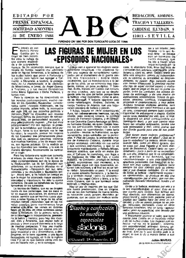 ABC SEVILLA 31-01-1988 página 3