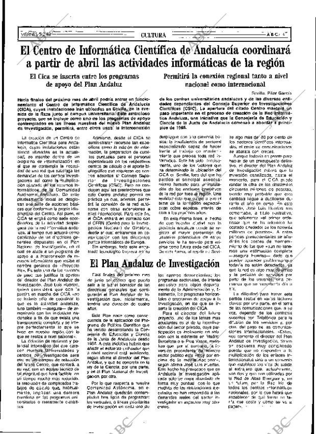 ABC SEVILLA 05-02-1988 página 41