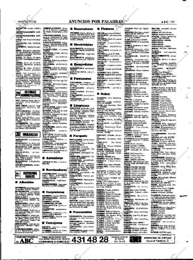 ABC MADRID 09-02-1988 página 109