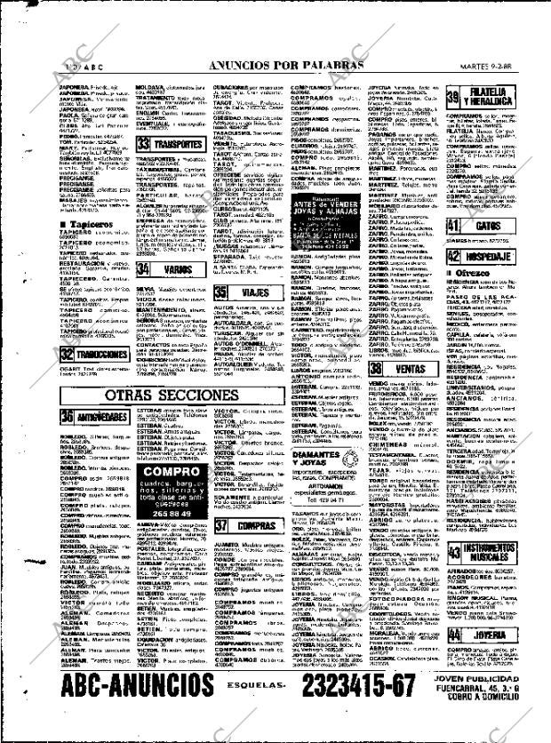 ABC MADRID 09-02-1988 página 110