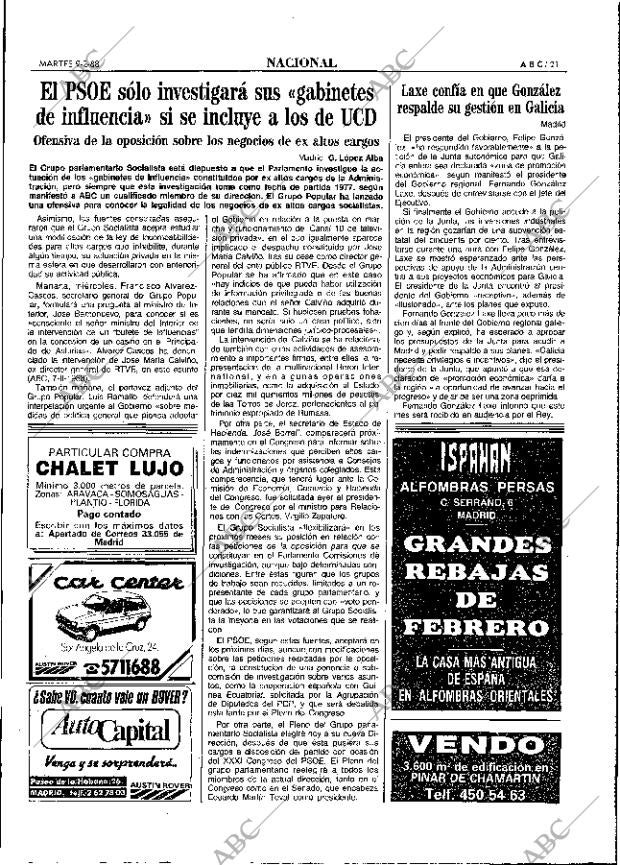 ABC MADRID 09-02-1988 página 21