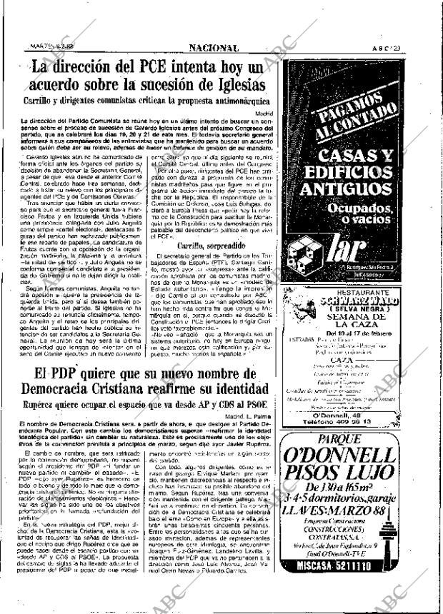 ABC MADRID 09-02-1988 página 23