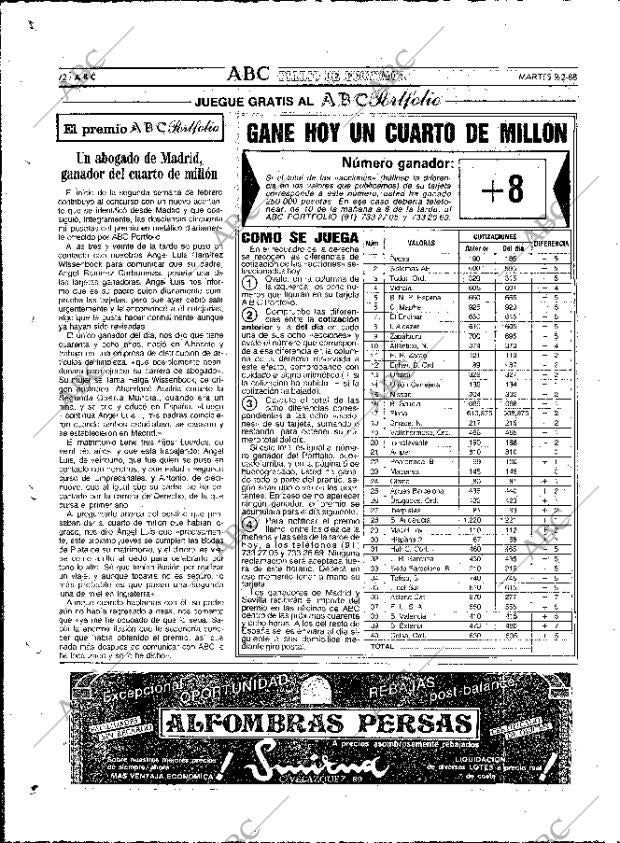 ABC MADRID 09-02-1988 página 72