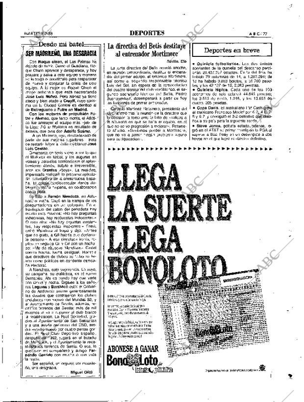 ABC MADRID 09-02-1988 página 77