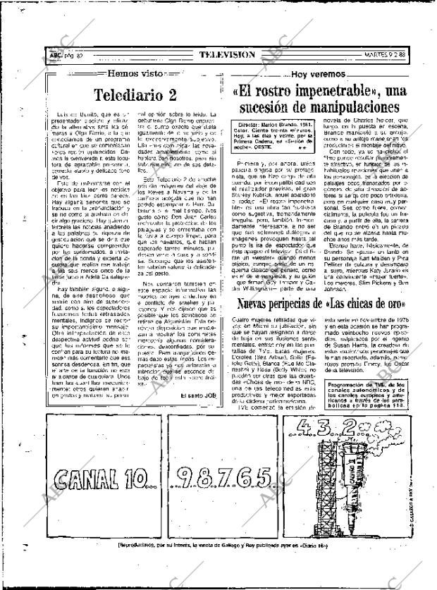 ABC MADRID 09-02-1988 página 82