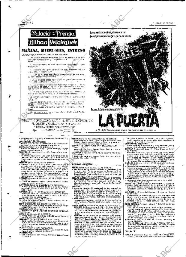 ABC MADRID 09-02-1988 página 90