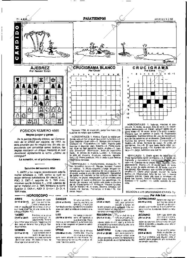 ABC SEVILLA 09-02-1988 página 72