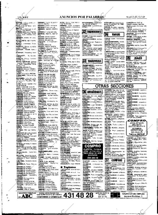 ABC MADRID 10-02-1988 página 112