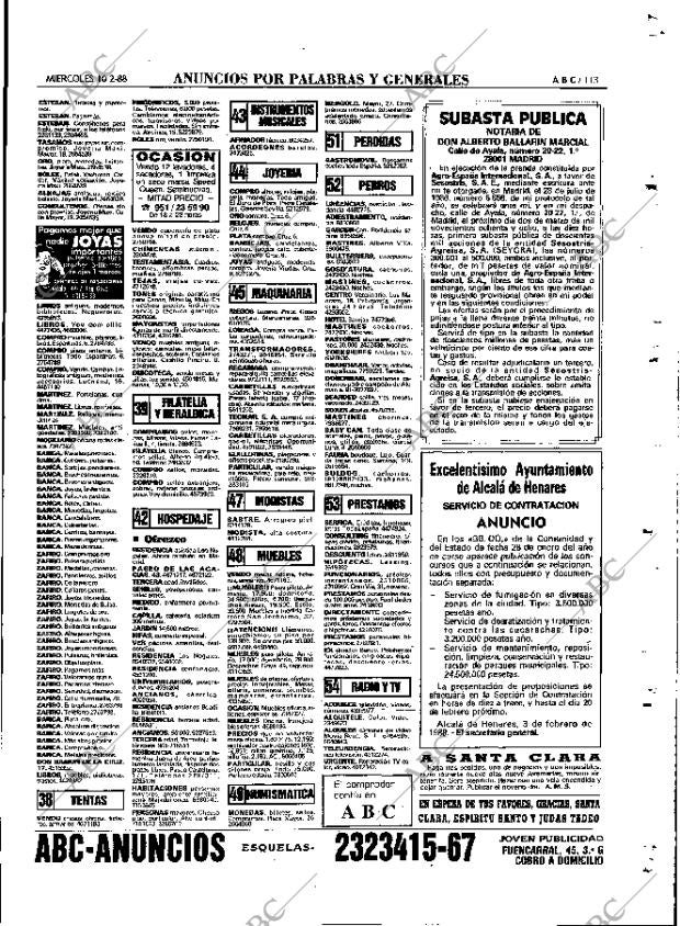 ABC MADRID 10-02-1988 página 113