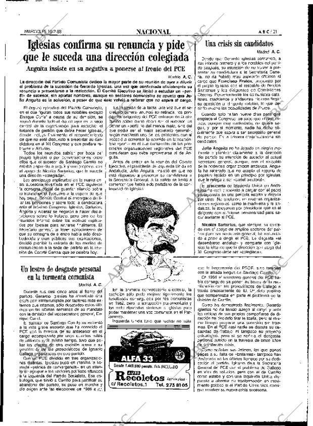 ABC MADRID 10-02-1988 página 21