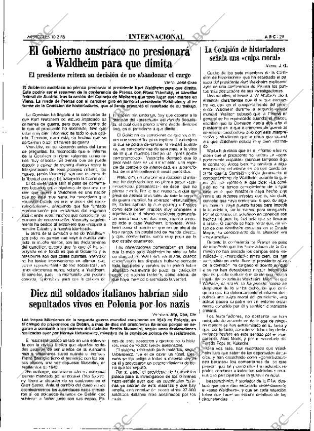 ABC MADRID 10-02-1988 página 29