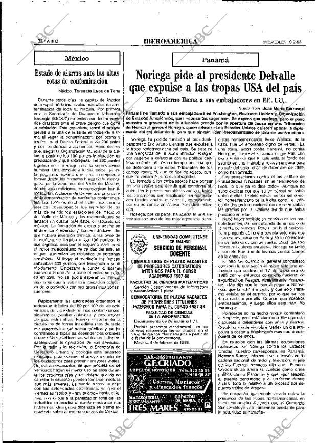 ABC MADRID 10-02-1988 página 32