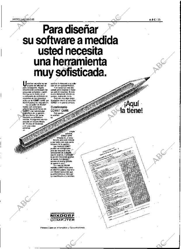 ABC MADRID 10-02-1988 página 35