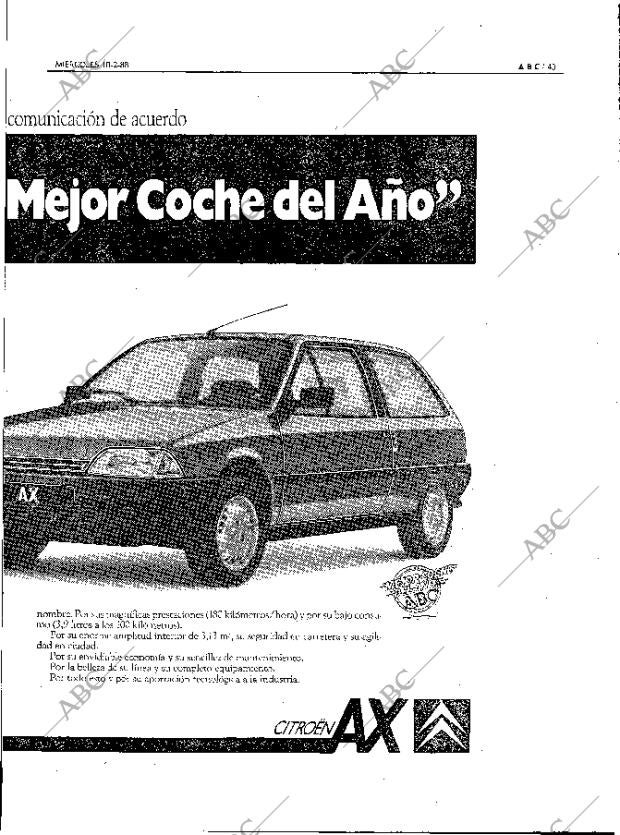 ABC MADRID 10-02-1988 página 43
