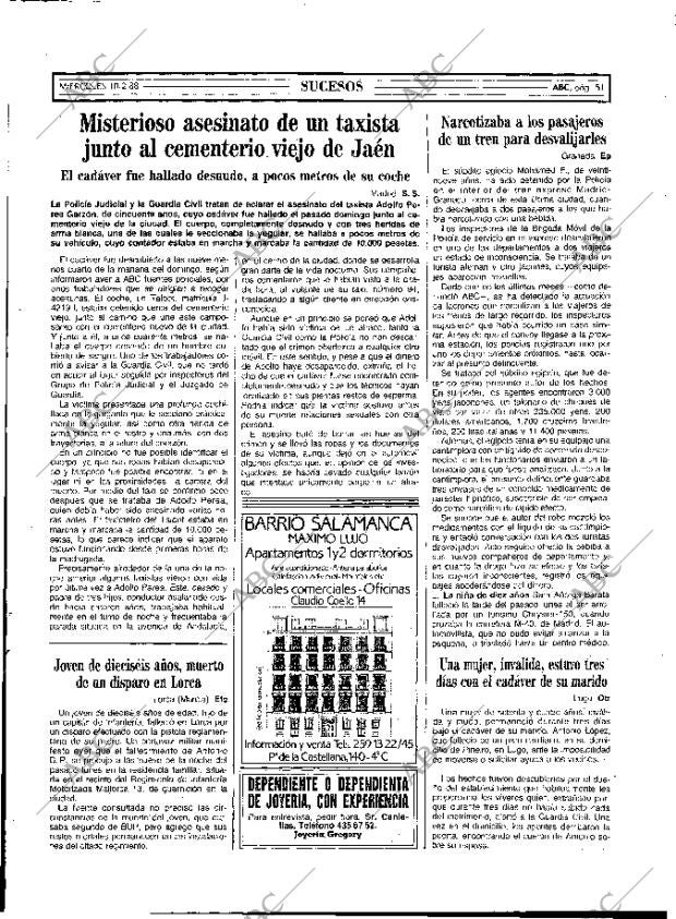ABC MADRID 10-02-1988 página 51