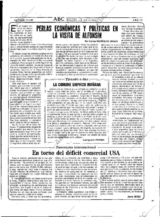 ABC MADRID 10-02-1988 página 65