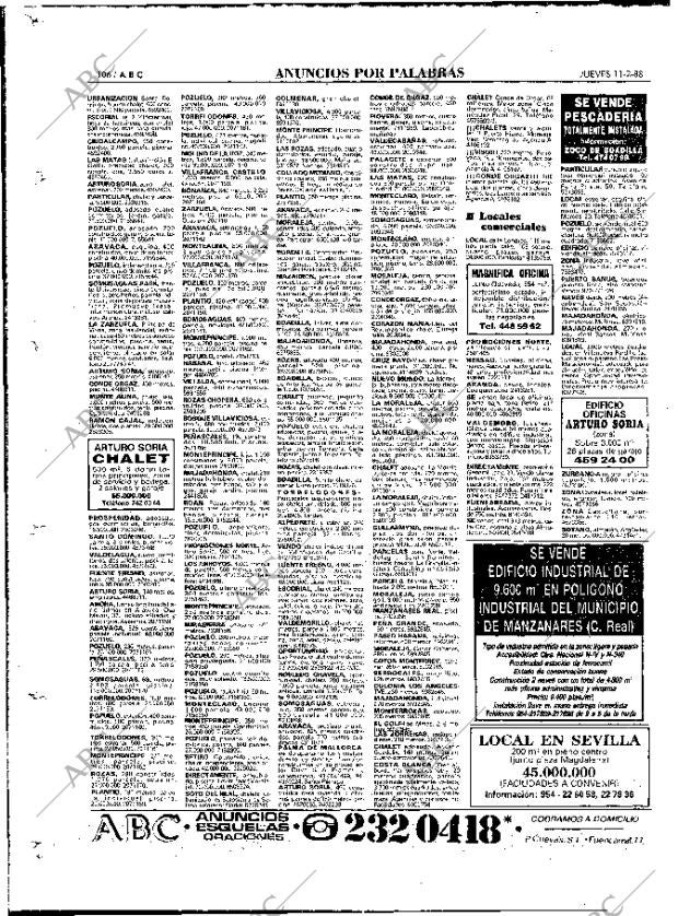 ABC MADRID 11-02-1988 página 106