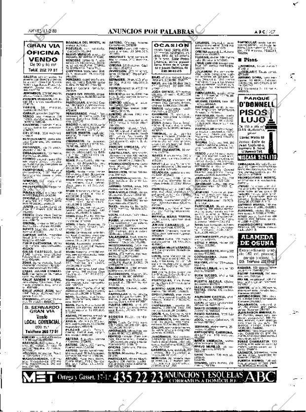 ABC MADRID 11-02-1988 página 107