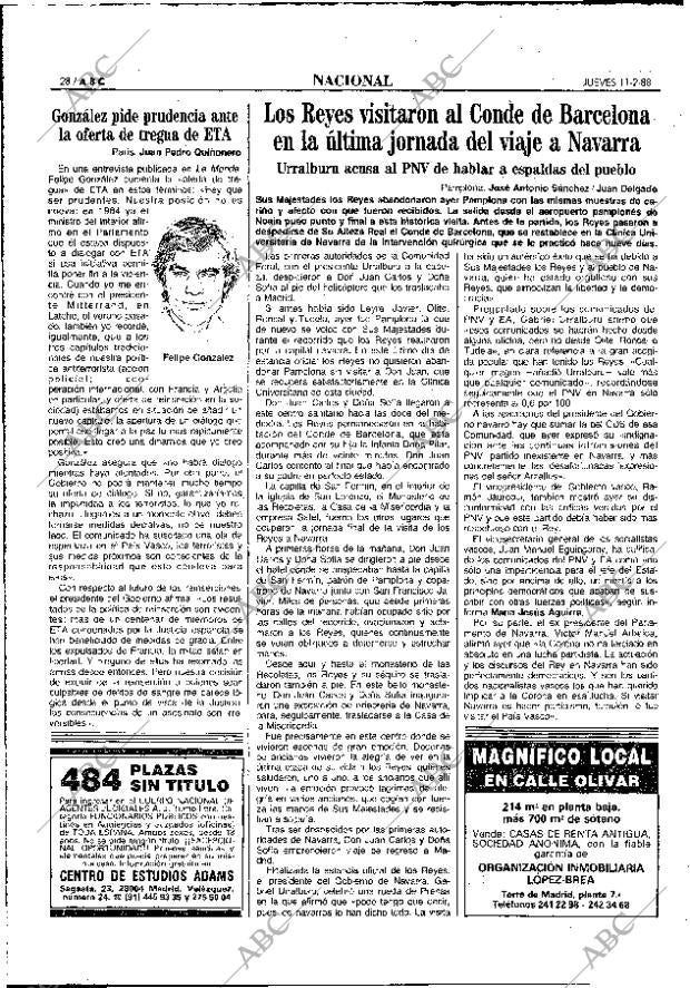 ABC MADRID 11-02-1988 página 28