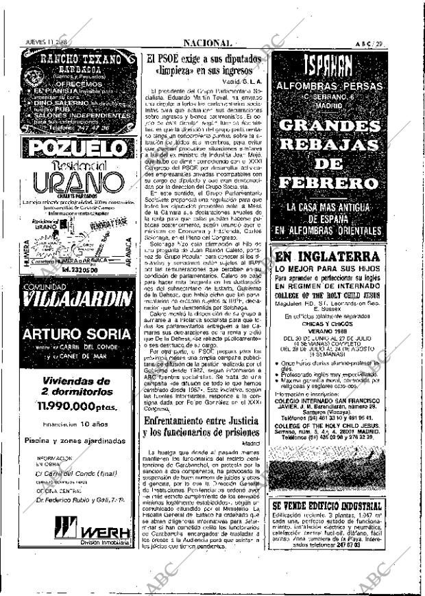 ABC MADRID 11-02-1988 página 29