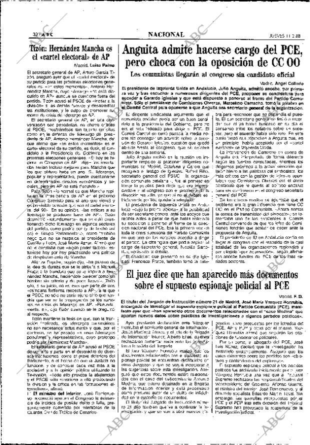 ABC MADRID 11-02-1988 página 30