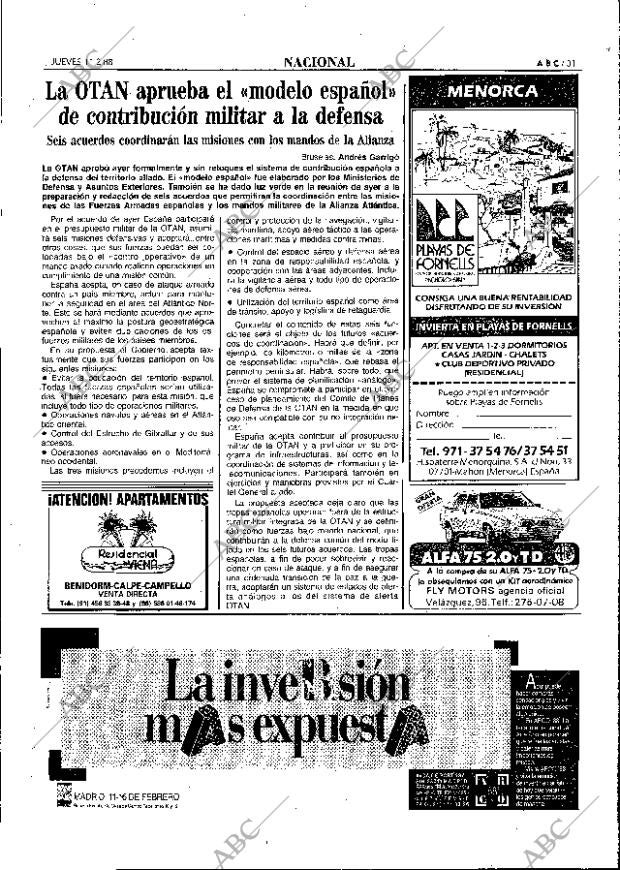 ABC MADRID 11-02-1988 página 31