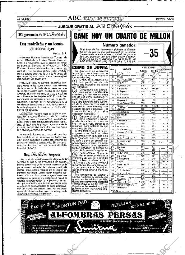 ABC MADRID 11-02-1988 página 64