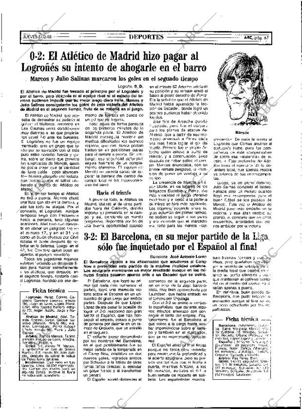 ABC MADRID 11-02-1988 página 67