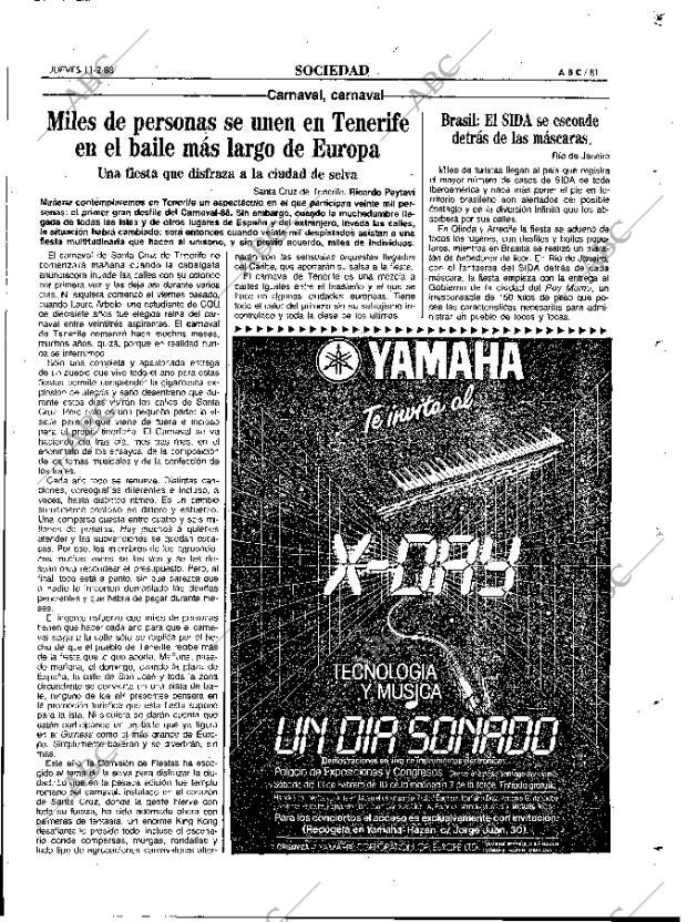 ABC MADRID 11-02-1988 página 81