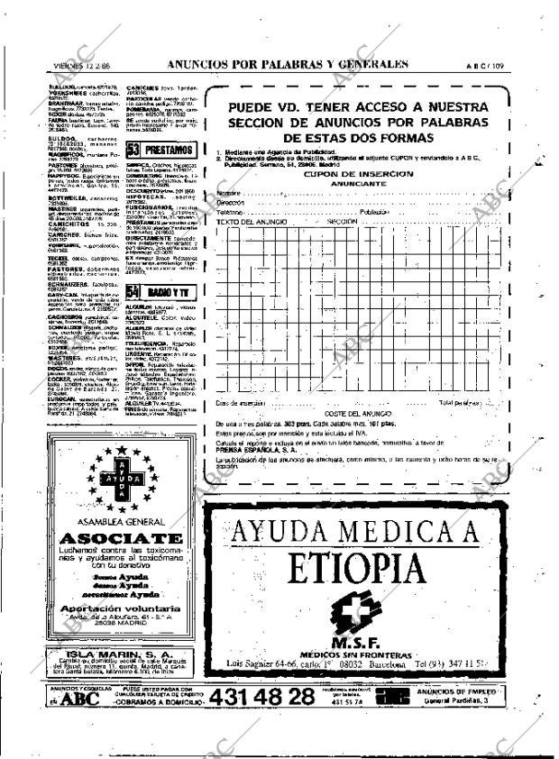 ABC MADRID 12-02-1988 página 109