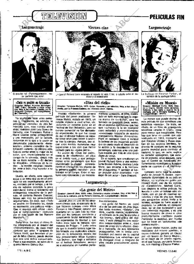 ABC MADRID 12-02-1988 página 116