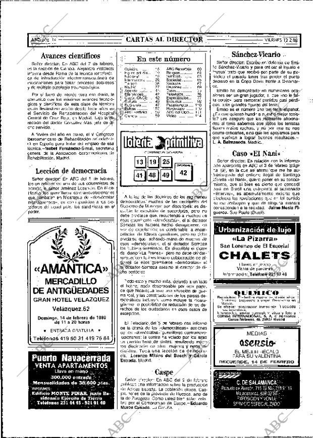 ABC MADRID 12-02-1988 página 14