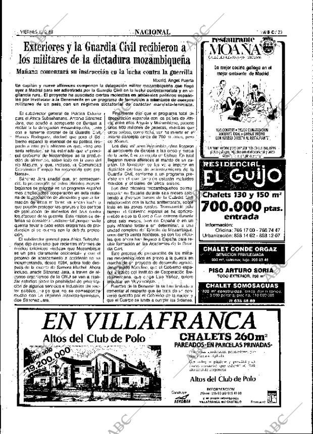 ABC MADRID 12-02-1988 página 23