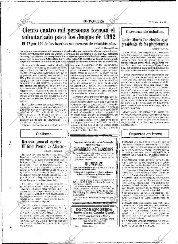 ABC MADRID 12-02-1988 página 72