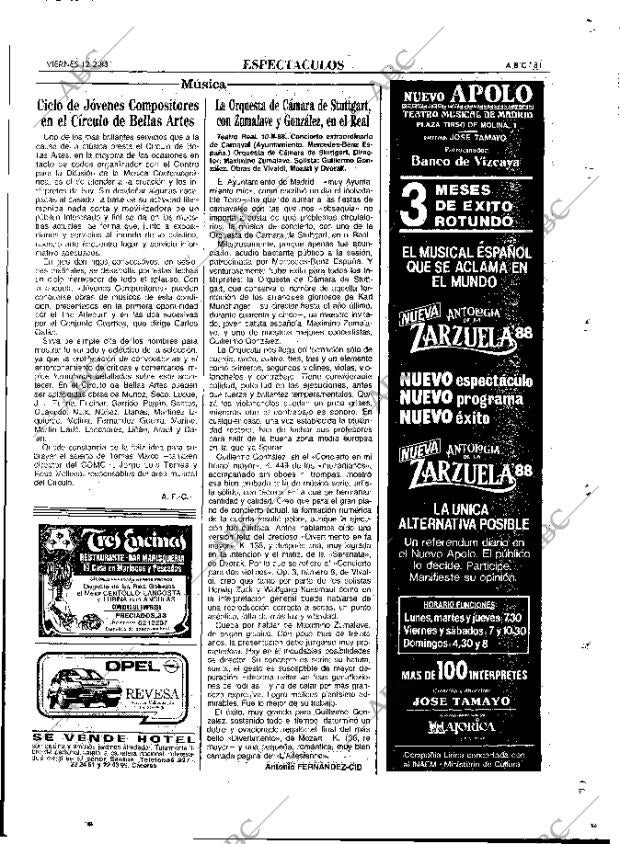 ABC MADRID 12-02-1988 página 81