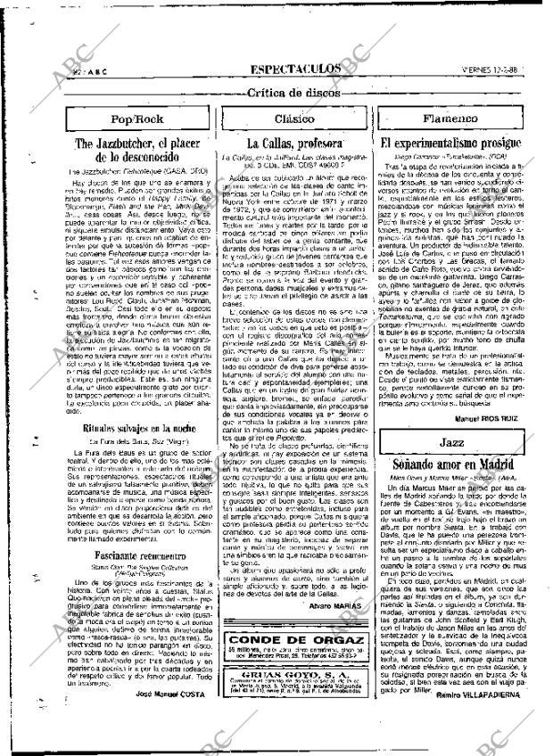 ABC MADRID 12-02-1988 página 82